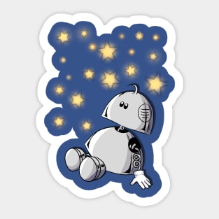 Sam the Robot - Stargazing Sticker